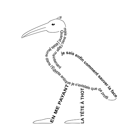 ibis calligramme