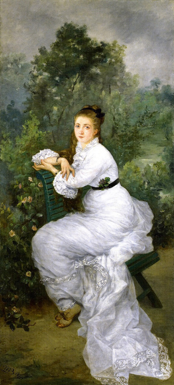 Femme au jardin