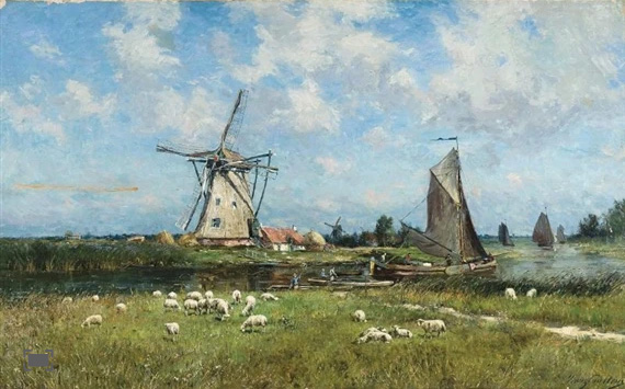 A mill near Haarlem in Holland