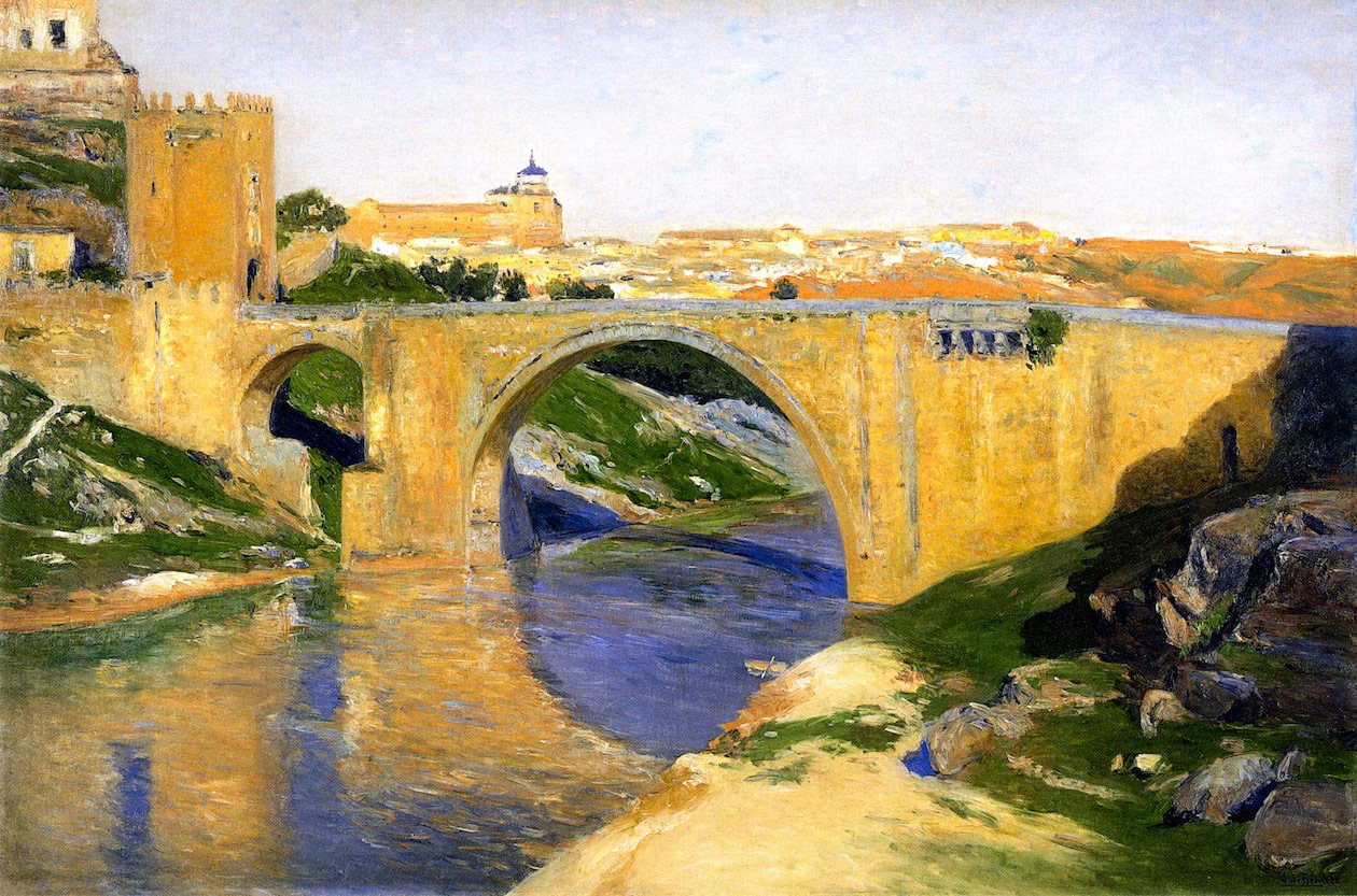 El puente de Alcantara, Toledo