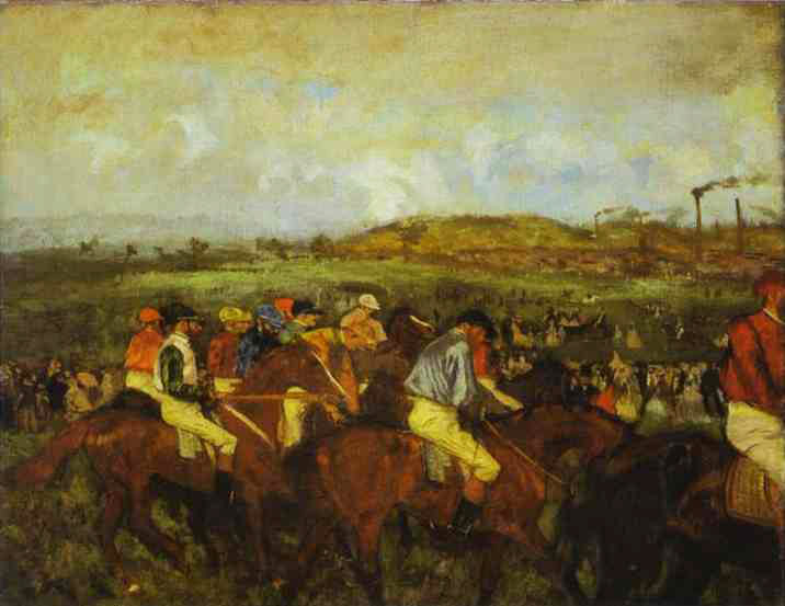 Jockeys avant le départ