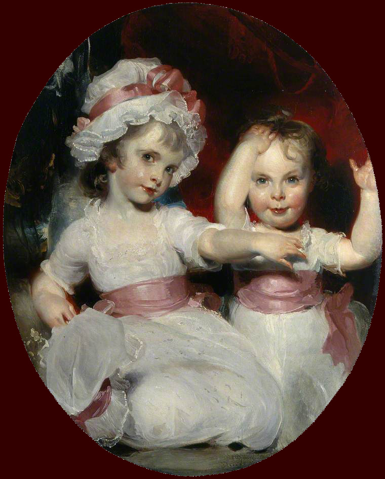 Emily and Harriet Lamb as children