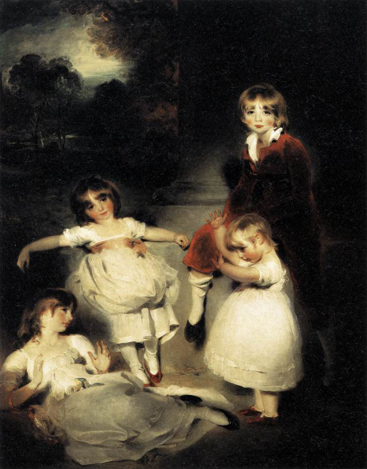 Portrait of the children of Ayscoghe Boucherett