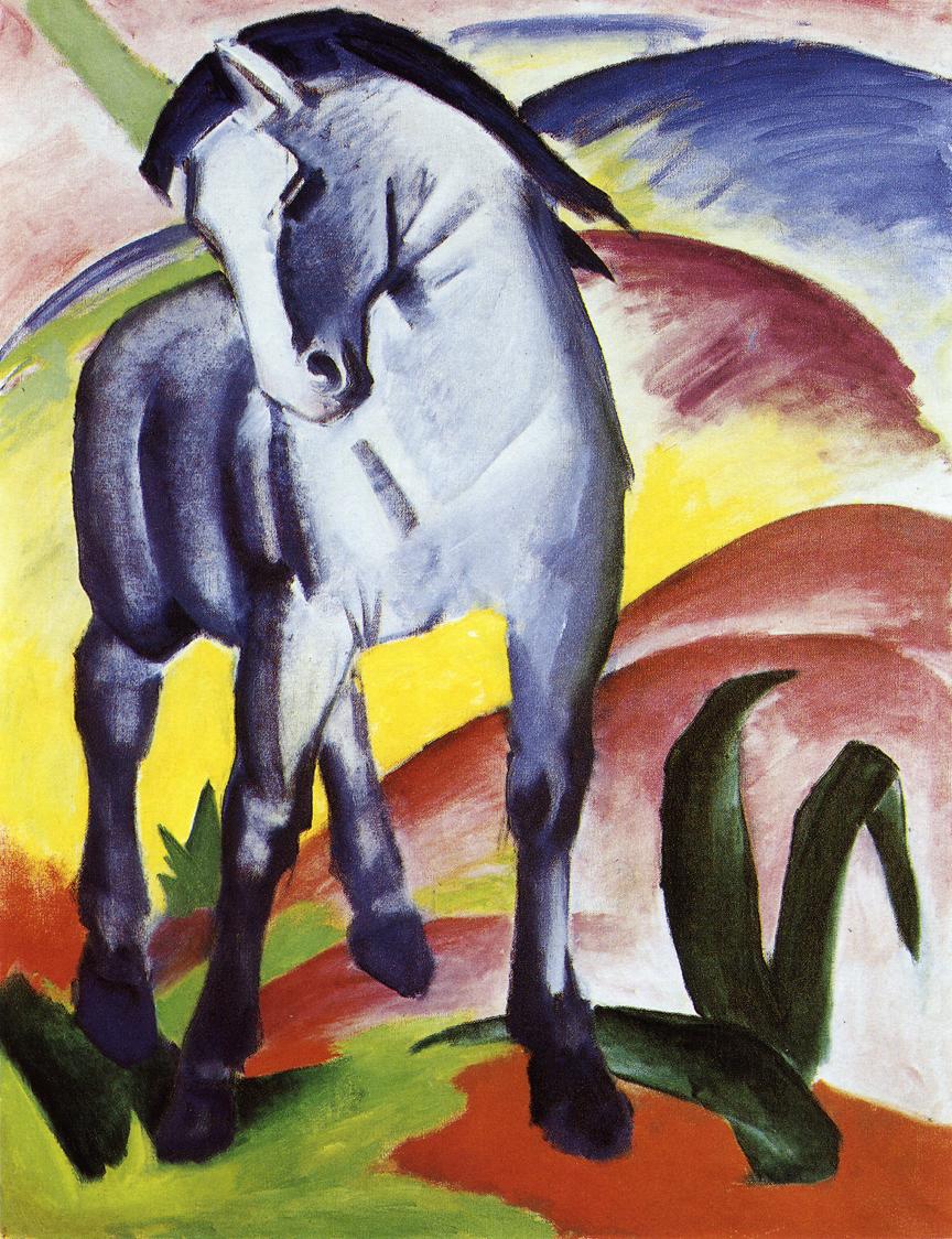 Cheval bleu 1