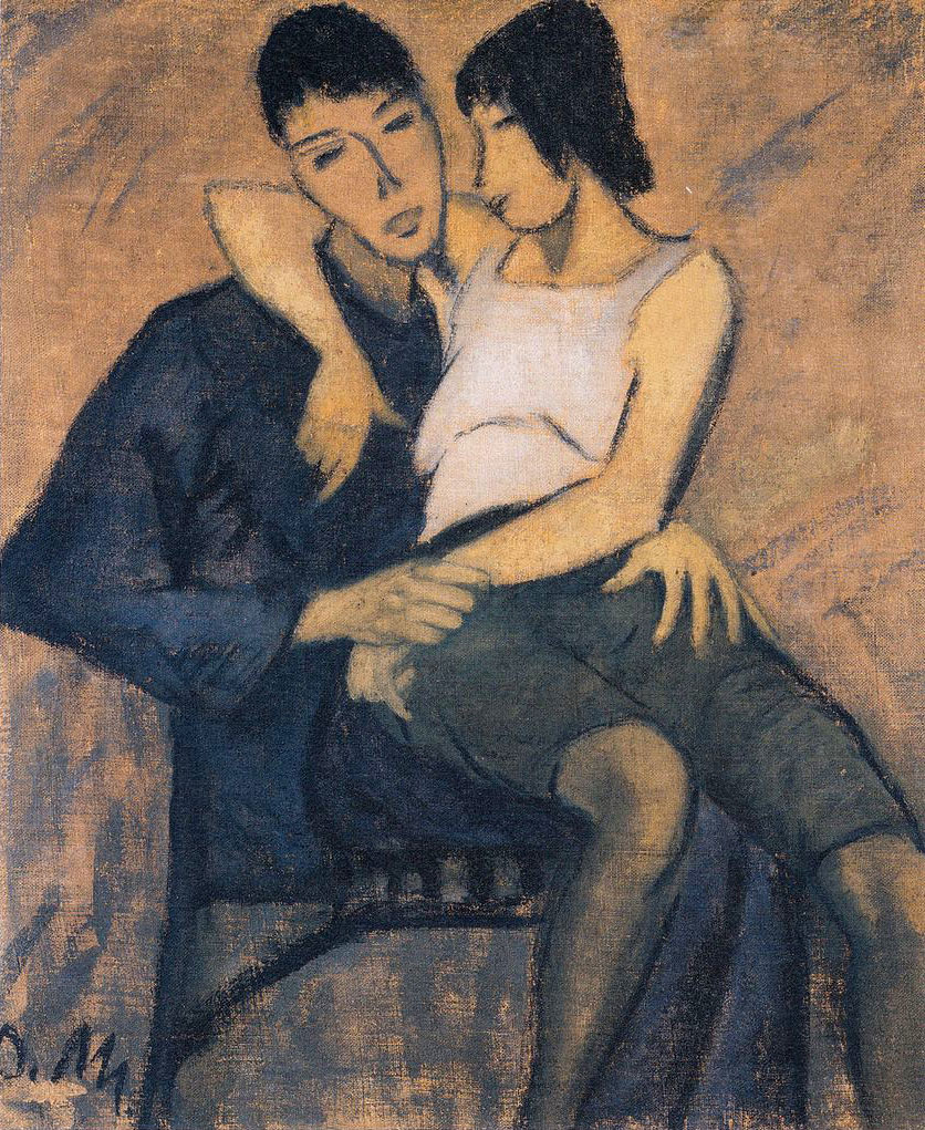 Couple d'amoureux 1914