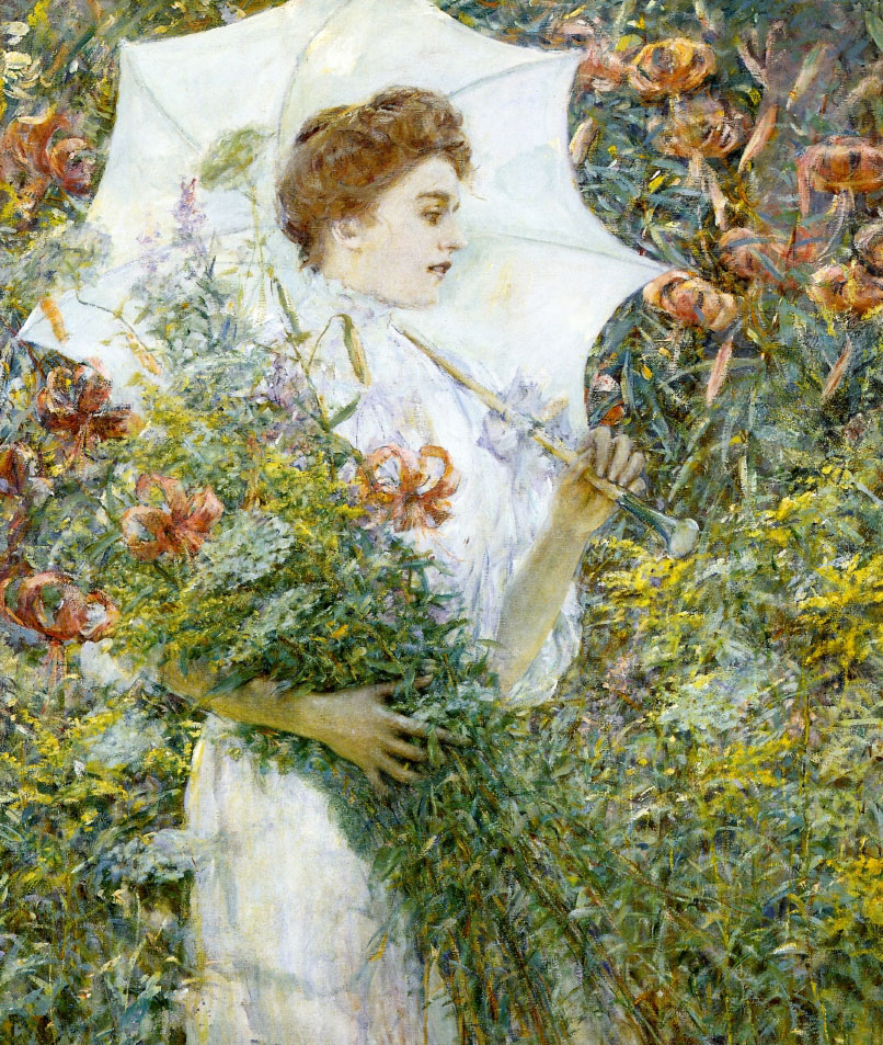 The white parasol