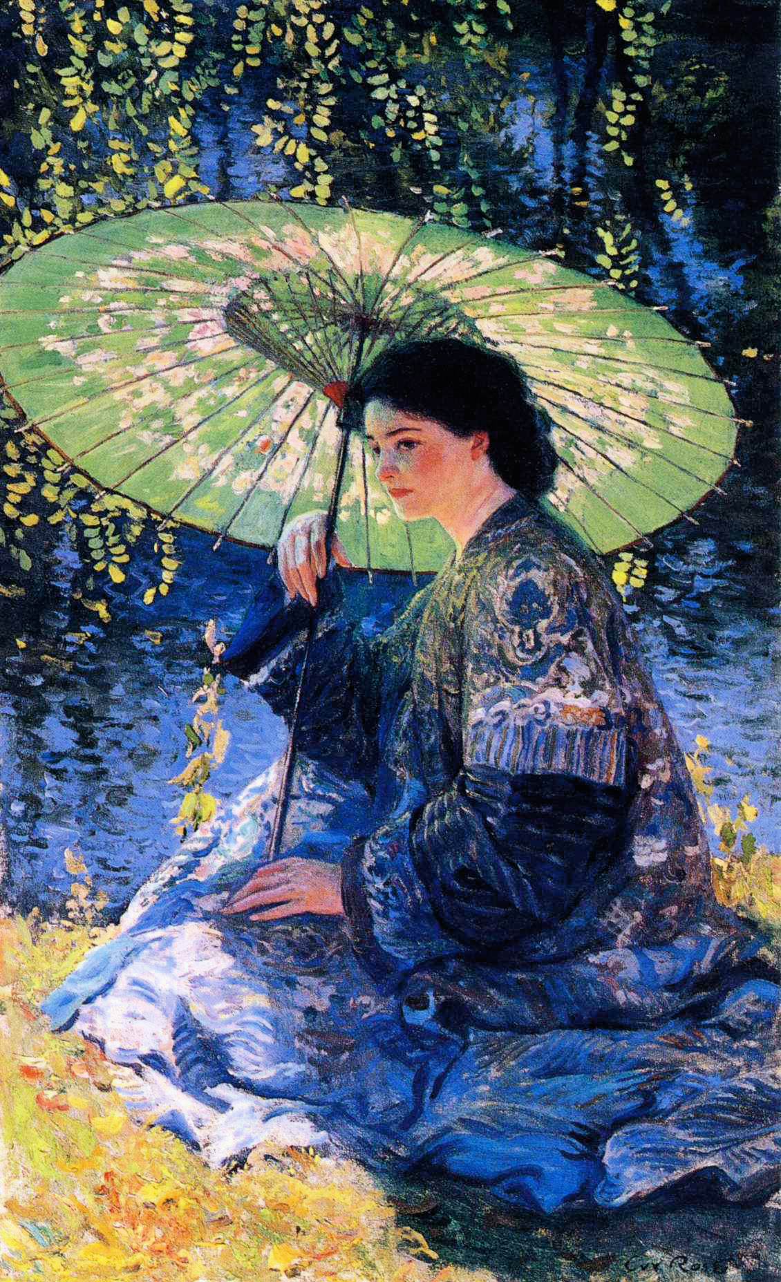 The green parasol