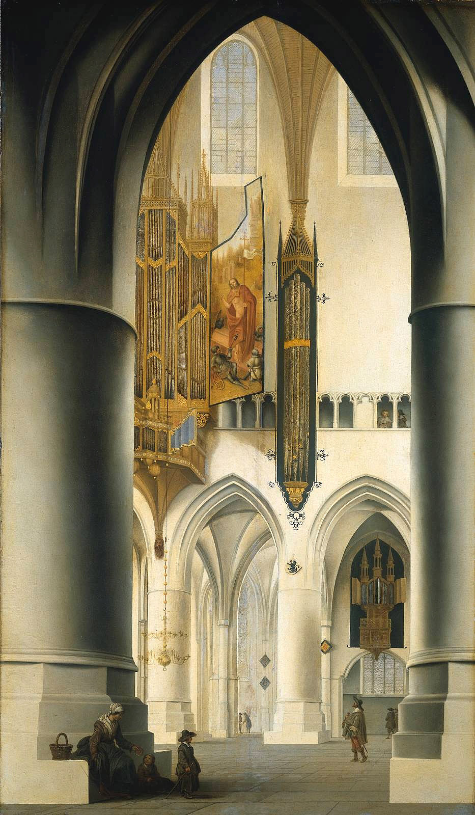 Intérieur de l'église St. Bavo, Haarlem - 1936