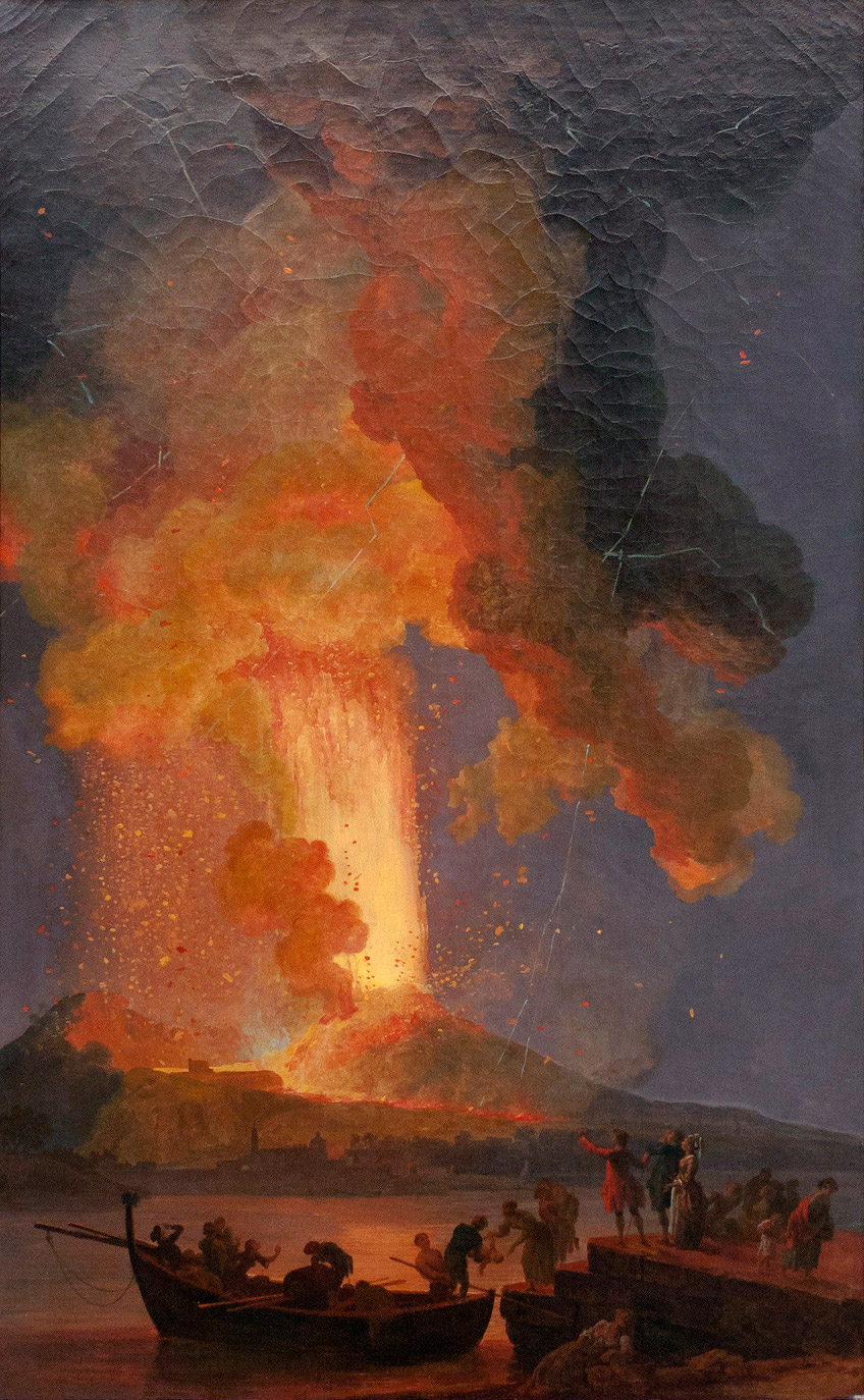 L'éruption du Vésuse 1771