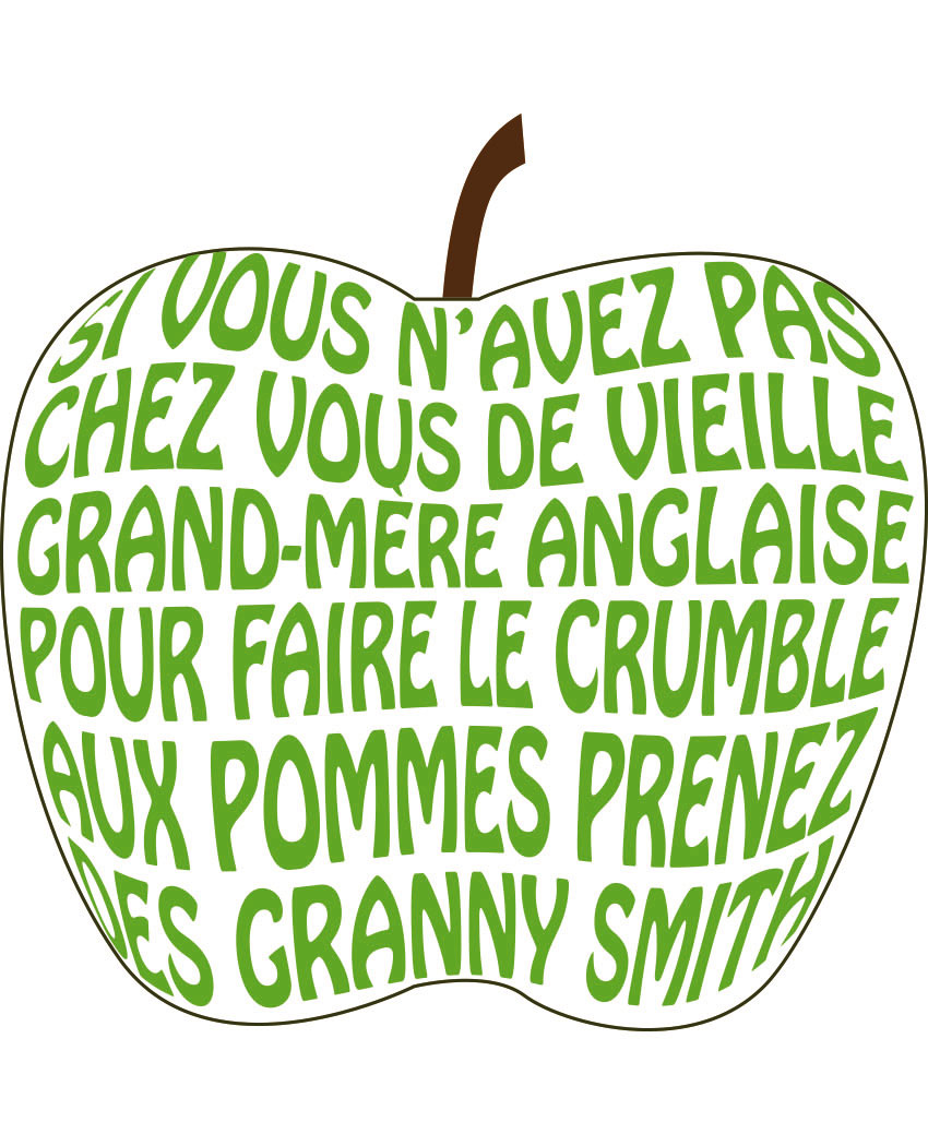 Crumble aux pommes