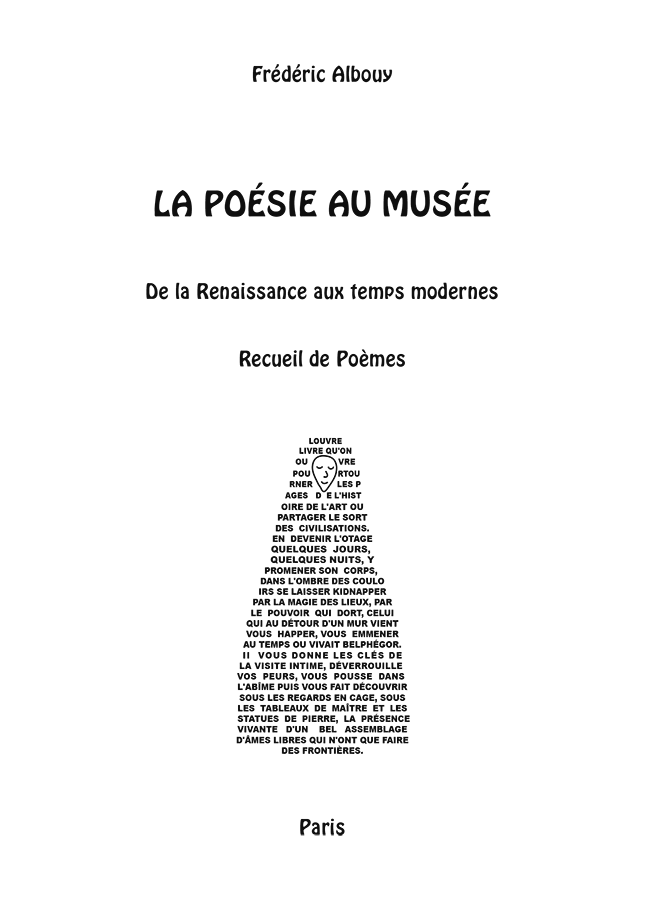 la poesie au musee - recueil de textes