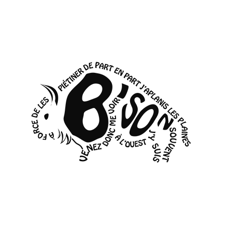 bison calligramme