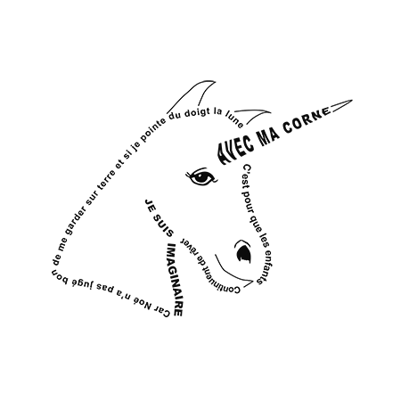 licorne calligramme