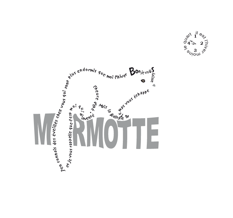 marmotte5 calligramme