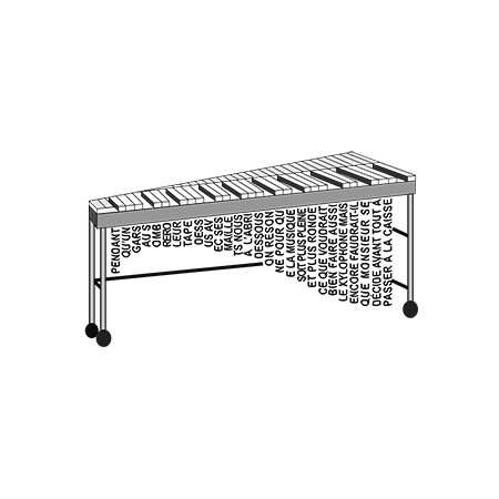 marimbas calligramme